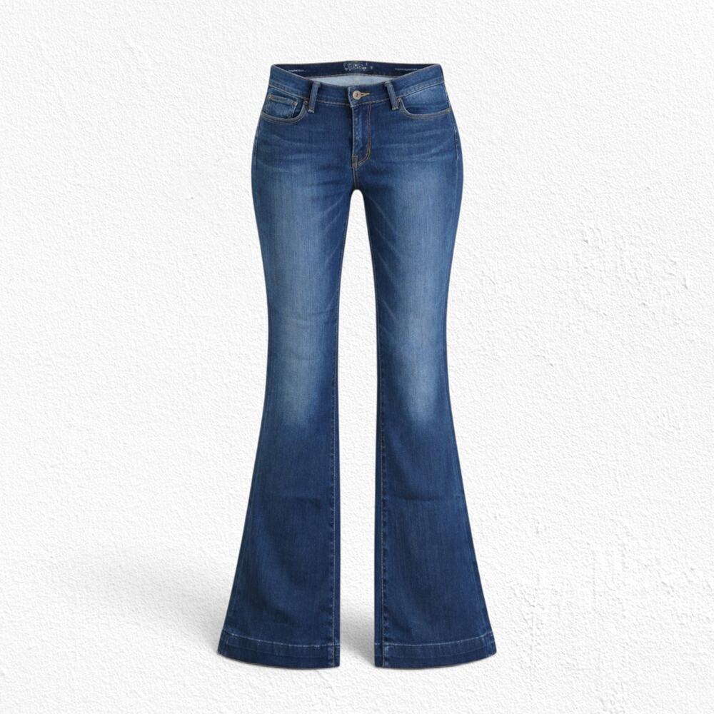 Lucky Brand Medium Wash Brooke Flare Stretch Denim Bootcut Jeans Size 4 2014